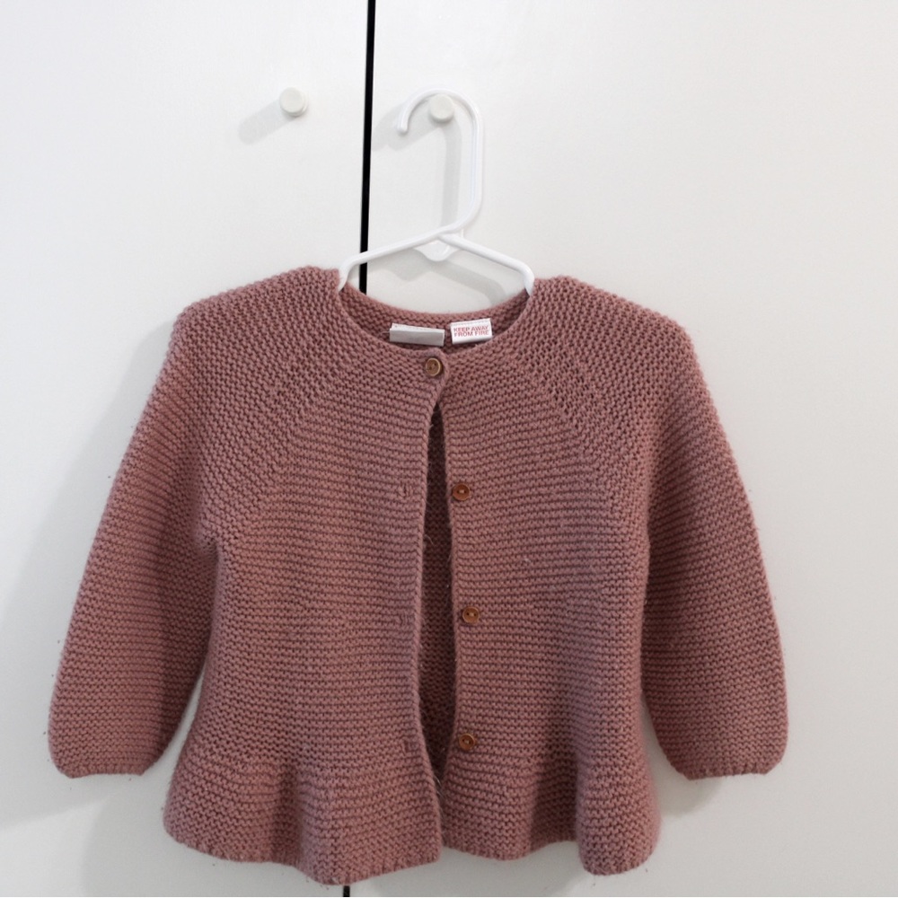 Zara Knit Baby Dusty Pink
